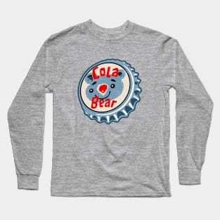 Vintage Cola Bear Cola Bottlecap Long Sleeve T-Shirt